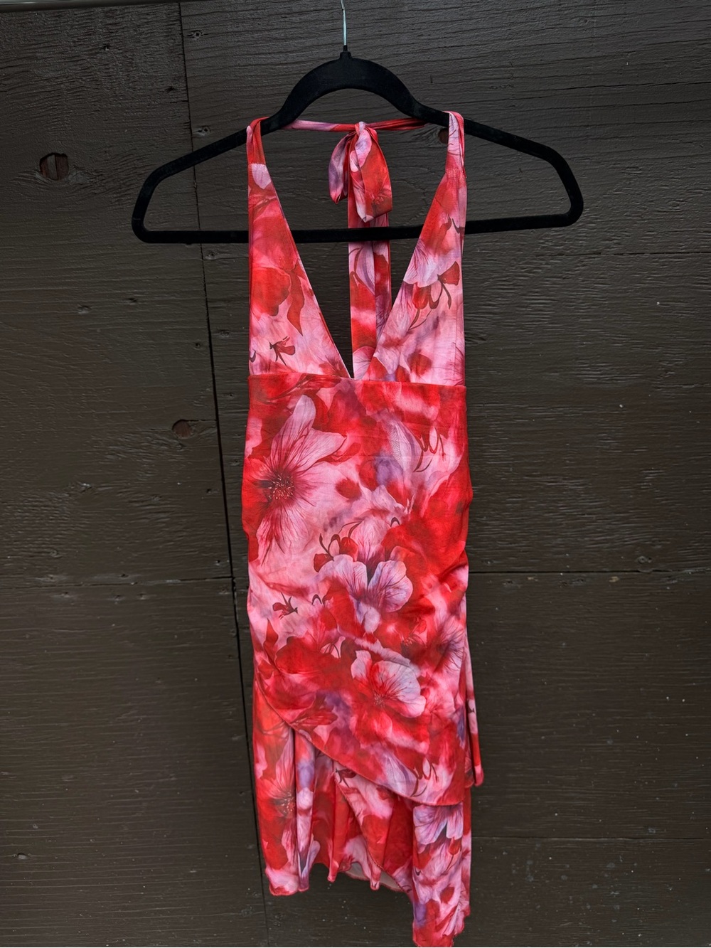 Halter Floral Dress